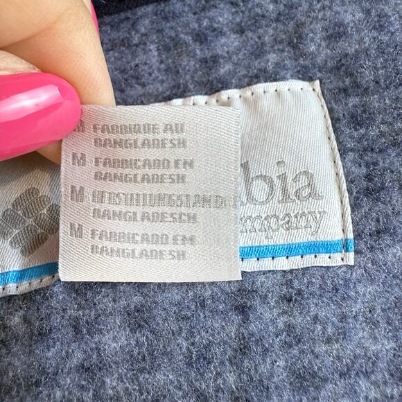 Columbia women's sz. Medium dark blue full zip jacket; athleisure sporty #4244 - Picture 8 of 9